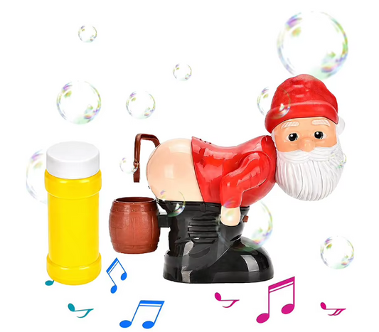 Farting Santa Bubble Machine